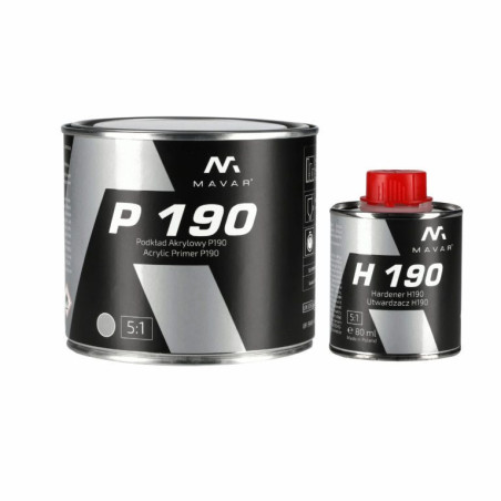 Mavar P 190 – szybkoschnący podkład akrylowy 5+1, 2K